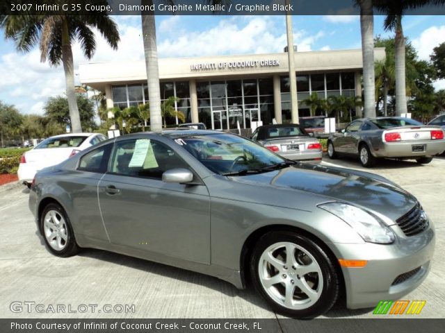 2007 Infiniti G 35 Coupe in Diamond Graphite Metallic