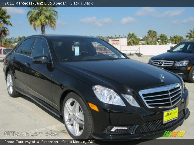 2011 Mercedes-Benz E 350 Sedan in Black