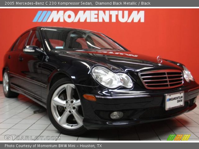 2005 Mercedes-Benz C 230 Kompressor Sedan in Diamond Black Metallic