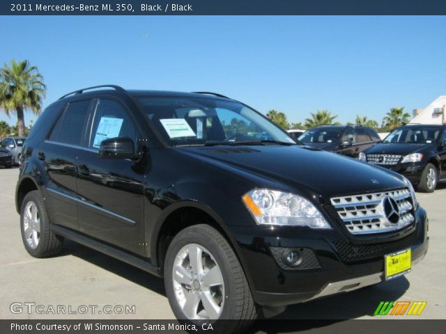 2011 Mercedes-Benz ML 350 in Black