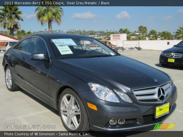 2011 Mercedes-Benz E 350 Coupe in Steel Grey Metallic