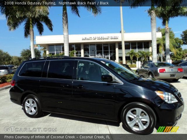 2008 Honda odyssey touring black #5