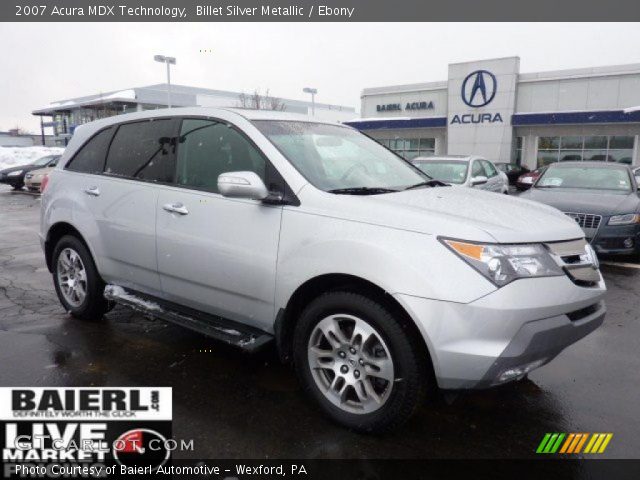 2007 Acura MDX Technology in Billet Silver Metallic