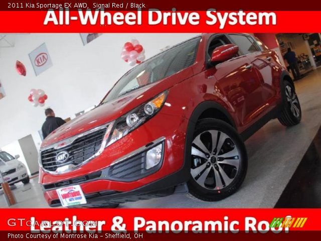 2011 Kia Sportage EX AWD in Signal Red