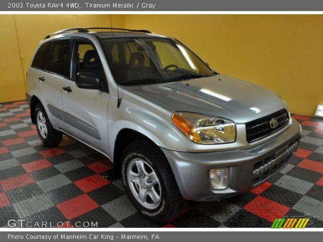 2003 Toyota RAV4 4WD in Titanium Metallic