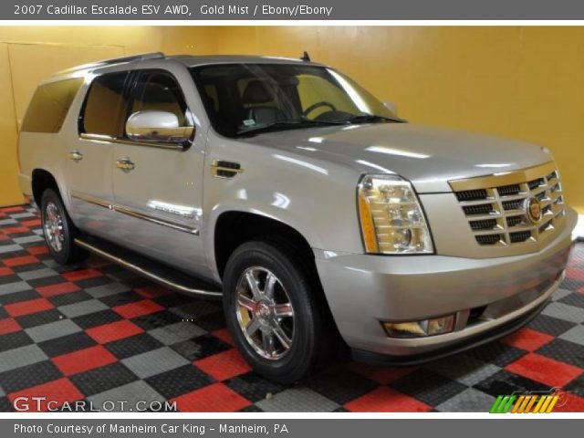 2007 Cadillac Escalade ESV AWD in Gold Mist