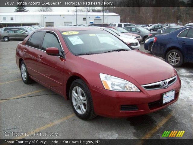 2007 Honda Accord EX-L Sedan in Moroccan Red Pearl