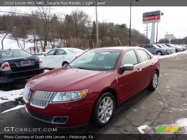 2010 Lincoln MKZ AWD in Sangria Red Metallic