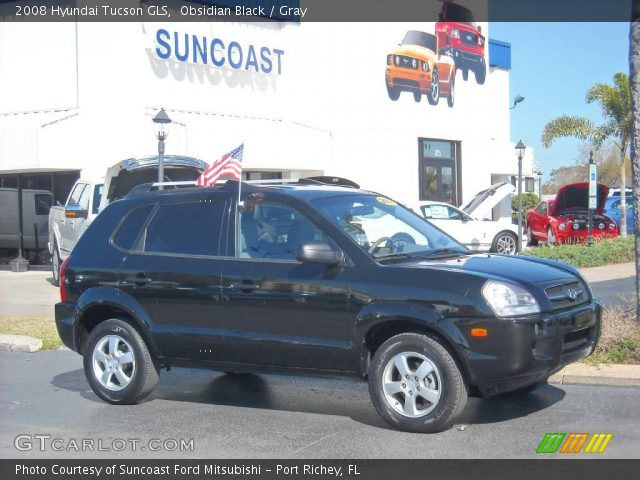 2008 Hyundai Tucson GLS in Obsidian Black