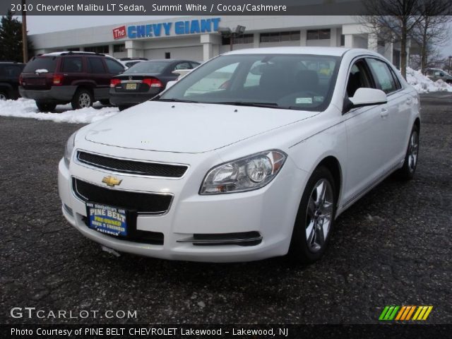 2010 Chevrolet Malibu LT Sedan in Summit White