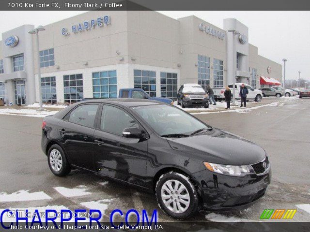 2010 Kia Forte EX in Ebony Black