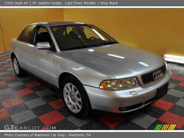 2000 Audi A4 1.8T quattro Sedan in Light Silver Metallic