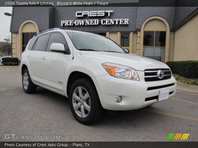 2006 Toyota RAV4 Limited in Blizzard White Pearl