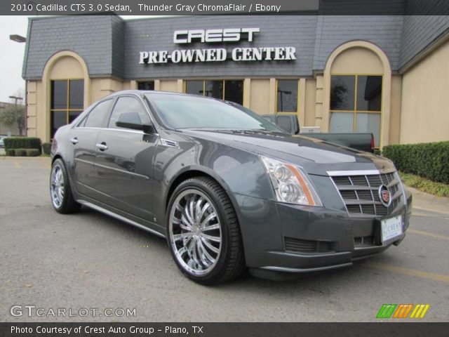 2010 Cadillac CTS 3.0 Sedan in Thunder Gray ChromaFlair
