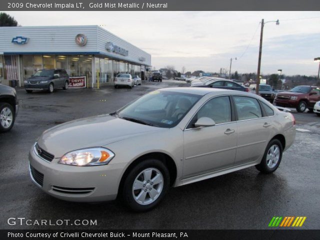 2009 Chevrolet Impala LT in Gold Mist Metallic