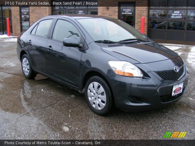 2010 Toyota Yaris Sedan in Black Sand Pearl