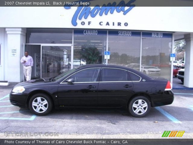 2007 Chevrolet Impala LS in Black