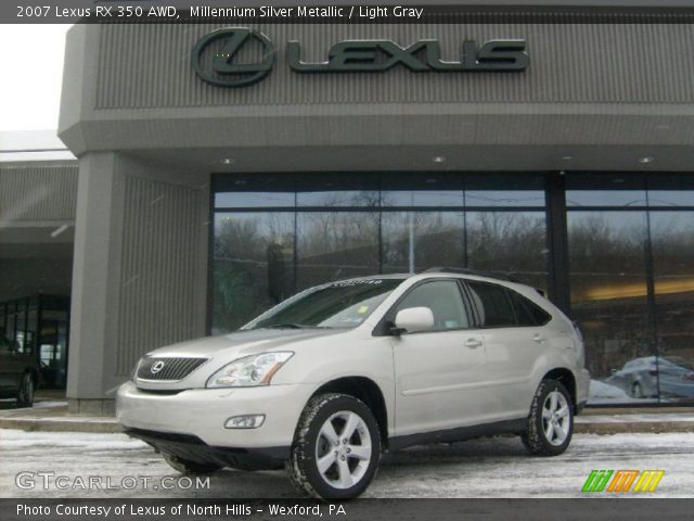 2007 Lexus RX 350 AWD in Millennium Silver Metallic