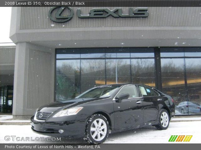 2008 Lexus ES 350 in Obsidian Black