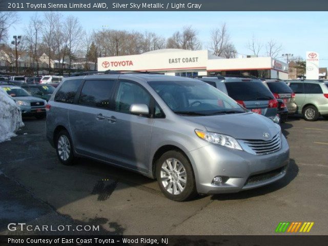 2011 Toyota Sienna Limited AWD in Silver Sky Metallic