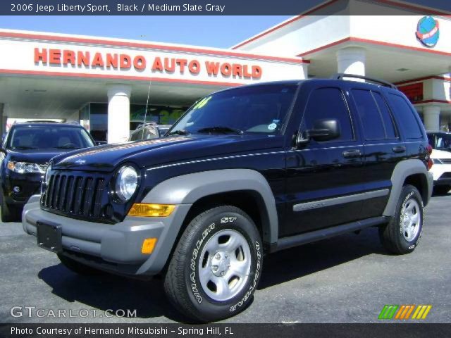 2006 Jeep Liberty Sport in Black