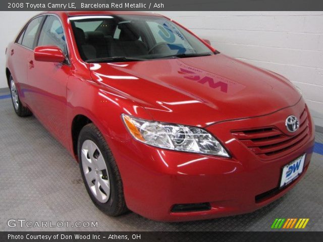 2008 Toyota Camry LE in Barcelona Red Metallic