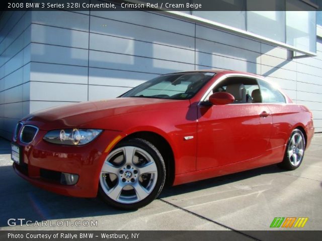 2008 BMW 3 Series 328i Convertible in Crimson Red