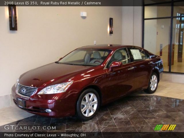 2008 Lexus ES 350 in Royal Ruby Red Metallic