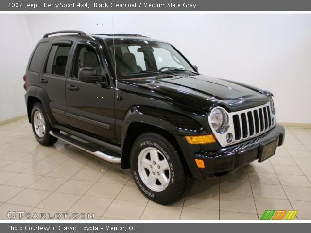 2007 Jeep Liberty Sport 4x4 in Black Clearcoat