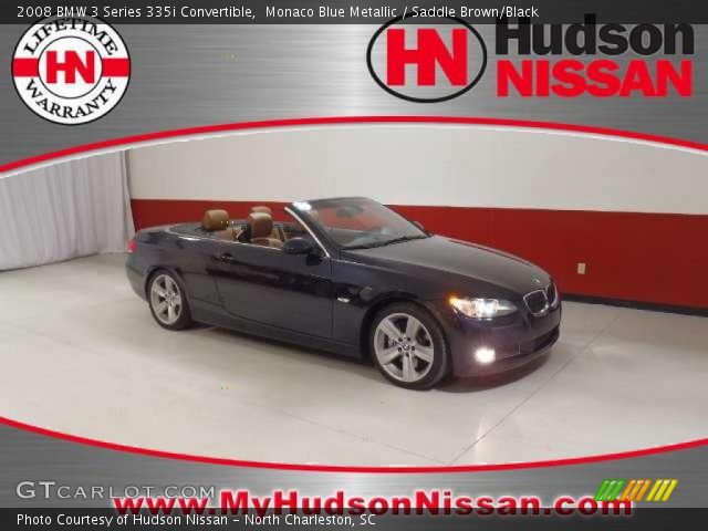 2008 BMW 3 Series 335i Convertible in Monaco Blue Metallic