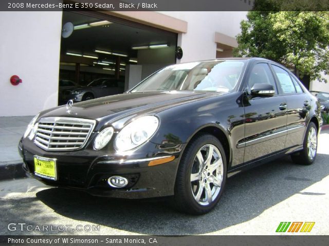 2008 Mercedes-Benz E 350 Sedan in Black