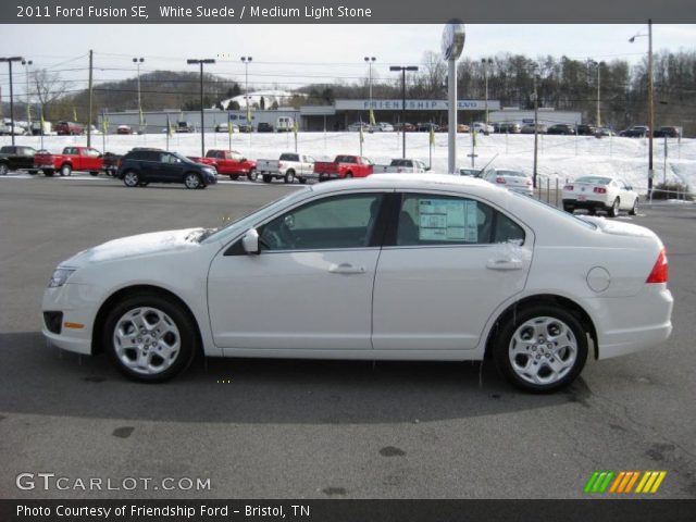 2011 Ford Fusion SE in White Suede