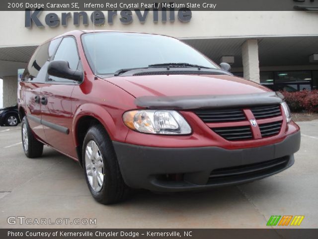 2006 Dodge Caravan SE in Inferno Red Crystal Pearl