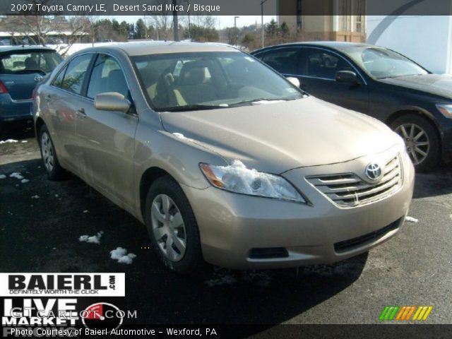 2007 Toyota Camry LE in Desert Sand Mica