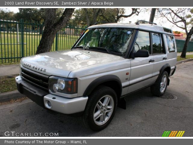 2003 Land Rover Discovery SE in Zambezi Silver