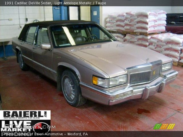 1991 Cadillac DeVille Sedan in Light Antelope Metallic