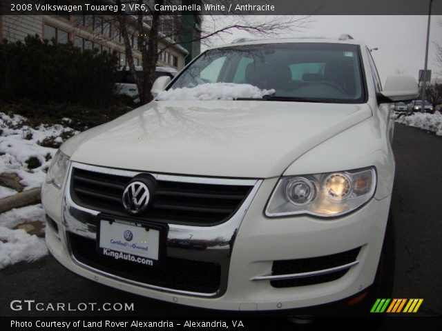 2008 Volkswagen Touareg 2 VR6 in Campanella White