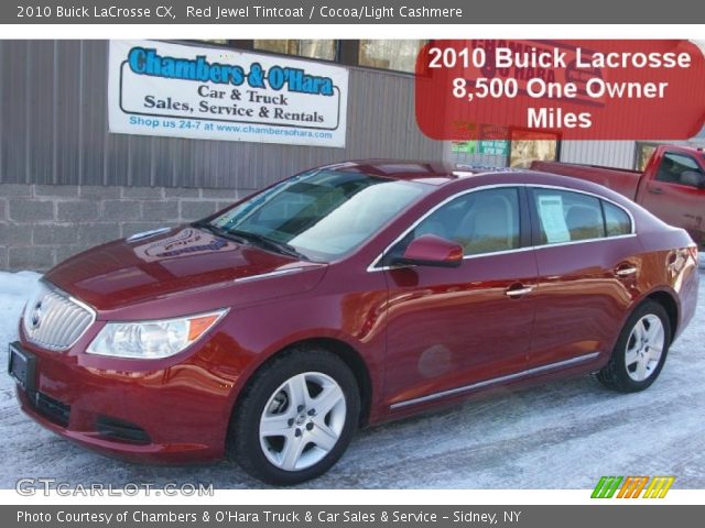 2010 Buick LaCrosse CX in Red Jewel Tintcoat