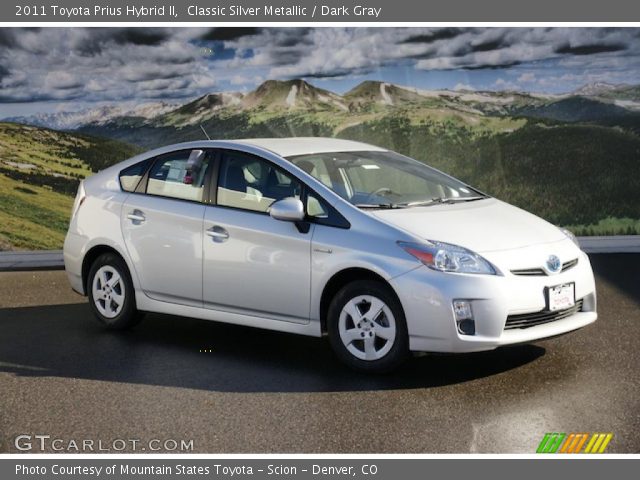 2011 Toyota Prius Hybrid II in Classic Silver Metallic