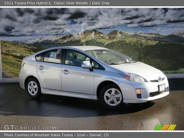 2011 Toyota Prius Hybrid II in Classic Silver Metallic