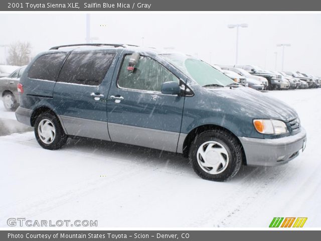 2001 Toyota Sienna XLE in Sailfin Blue Mica