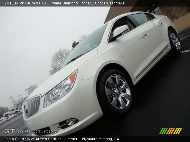2011 Buick LaCrosse CXL in White Diamond Tricoat
