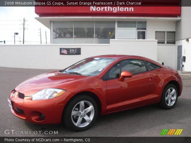 2008 Mitsubishi Eclipse GS Coupe in Sunset Orange Pearlescent
