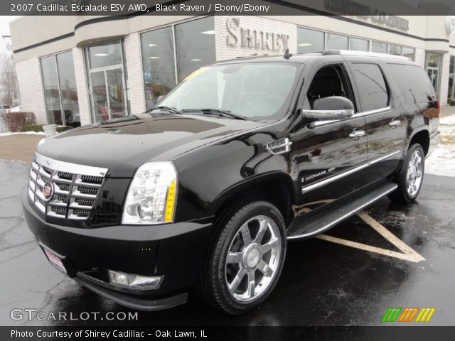 2007 Cadillac Escalade ESV AWD in Black Raven