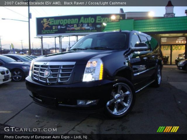 2007 Cadillac Escalade ESV AWD in Black Raven