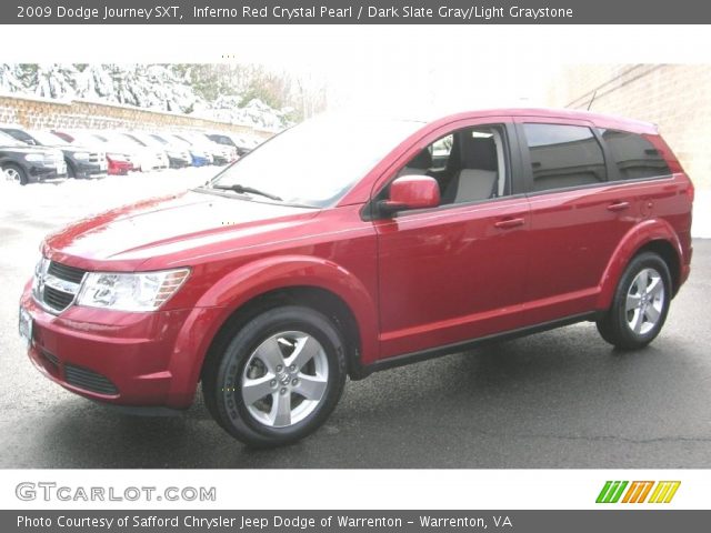 2009 Dodge Journey SXT in Inferno Red Crystal Pearl