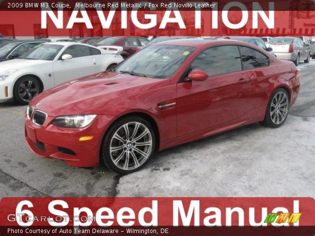2009 BMW M3 Coupe in Melbourne Red Metallic