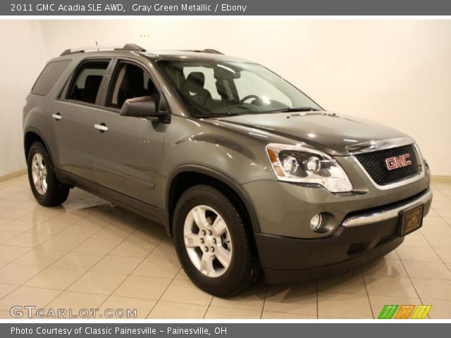2011 GMC Acadia SLE AWD in Gray Green Metallic