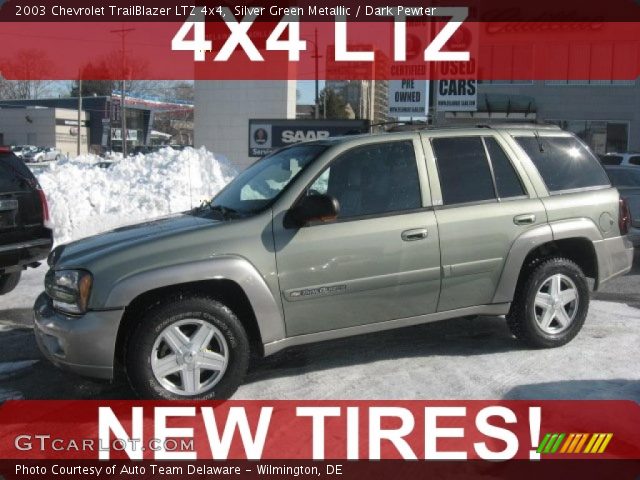 2003 Chevrolet TrailBlazer LTZ 4x4 in Silver Green Metallic