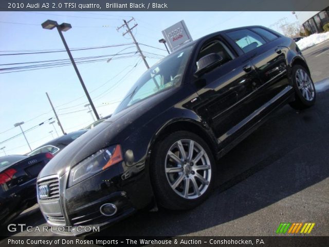 2010 Audi A3 2.0 TFSI quattro in Brilliant Black